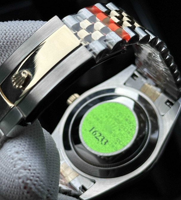 Швейцарський годинник Rolex Datejust Silver Gold Київ - фото 3