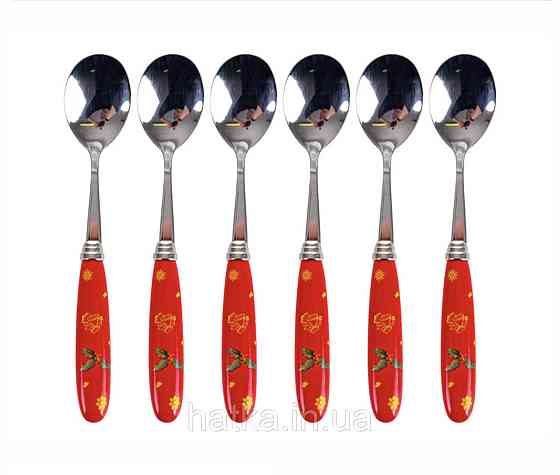 НАБОР ЧАЙНЫХ ЛОЖЕК "CHRISTMAS DELIGHT" 6ШТ 12СМ    + ПОДАРОЧНАЯ УПАКОВКА Київ