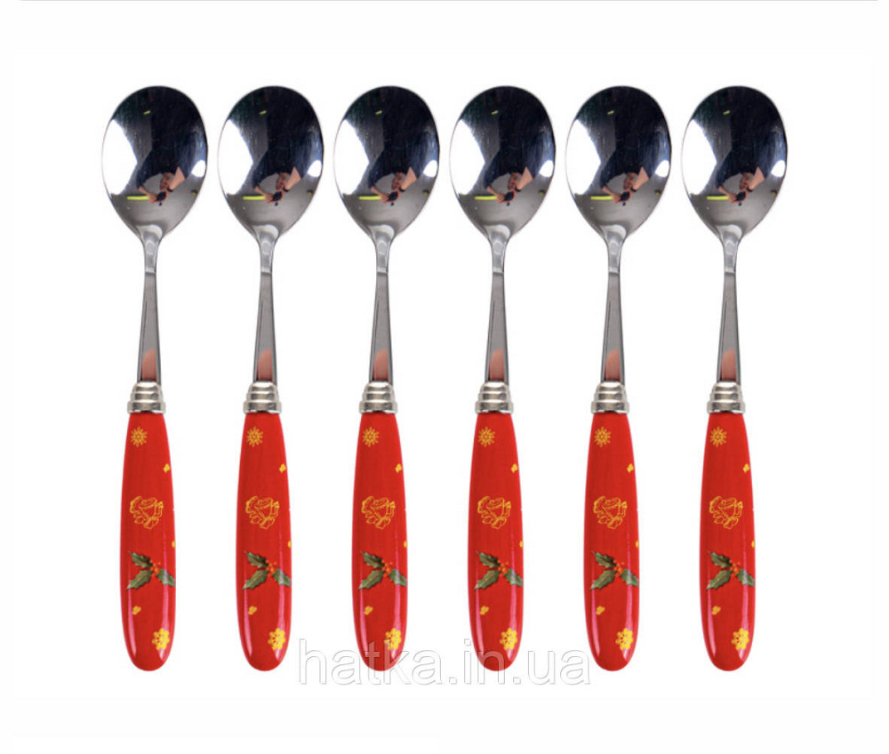 НАБОР ЧАЙНЫХ ЛОЖЕК "CHRISTMAS DELIGHT" 6ШТ 12СМ    + ПОДАРОЧНАЯ УПАКОВКА Київ - фото 1