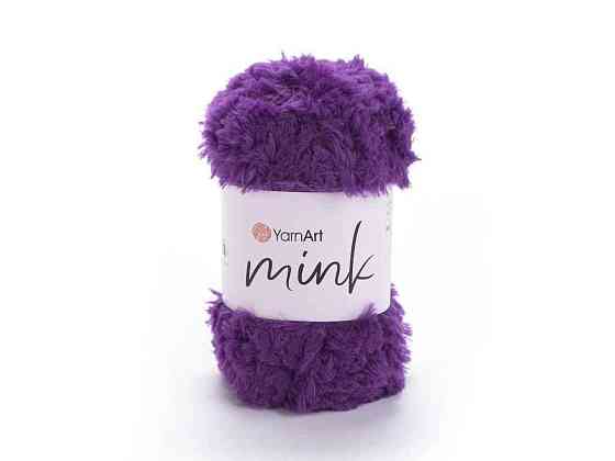 Пряжа Mink сиреневый 100% полиамид 75м 50г арт.338 10шт/уп ТМ YARNART Киев