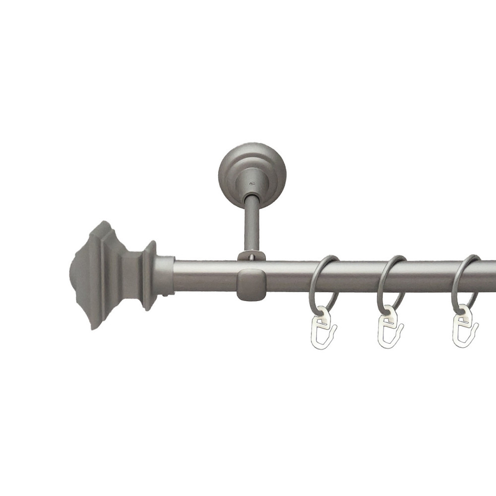 Карниз Orvit Борджеза металевий однорядний відкритий Сатин 19 мм 200 см (6306927) Львів - фото 1