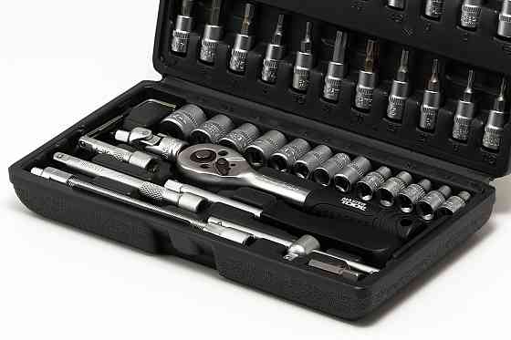 MASTERTOOL Набір інструментів MASTERTOOL ¼" 46 шт 4-14 мм кейс 78-6046 Киев