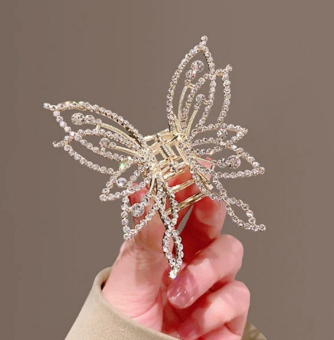 Заколка-крабік метелик Смела - изображение 1