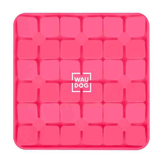 Килимок для пошуку корму WAUDOG Silicone, 205х205х17 мм, рожевий Київ