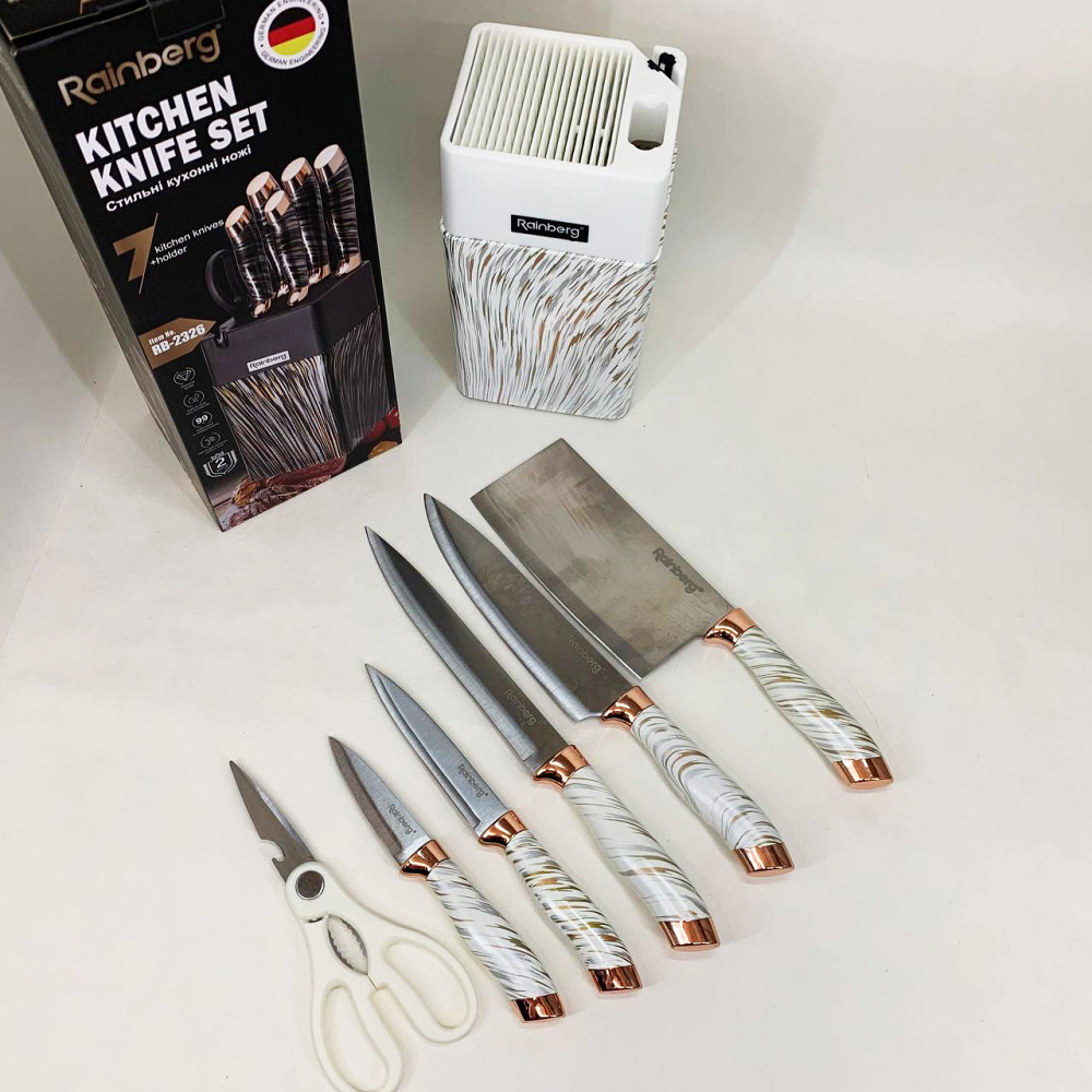 Кухонний ніж зі сталі нержавіючої, Набір ножів для готування, Сталеві кухонні ножі NS-13 Івано-Франківськ - фото 1