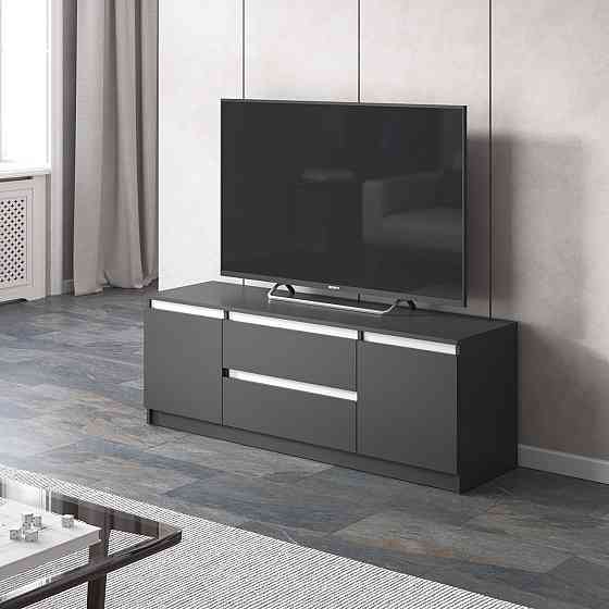 Тумба под телевизор VAYS, для гостиной, современная, 2 выдвижных ящика и две двери, без ручек R-28 Львов