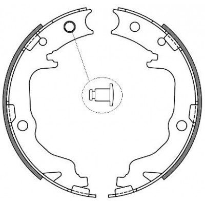 Гальмівні колодки REMSA 4641.00 Вінниця - фото 1