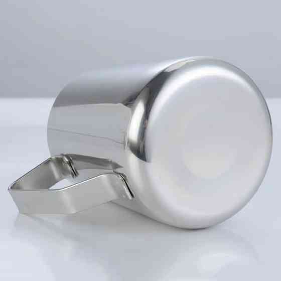 Молочник для вспенивания молока питчер из нержавеющей стали,600 мл, вспениватель для эспрессо-капучино,латте Каменец-Подольский