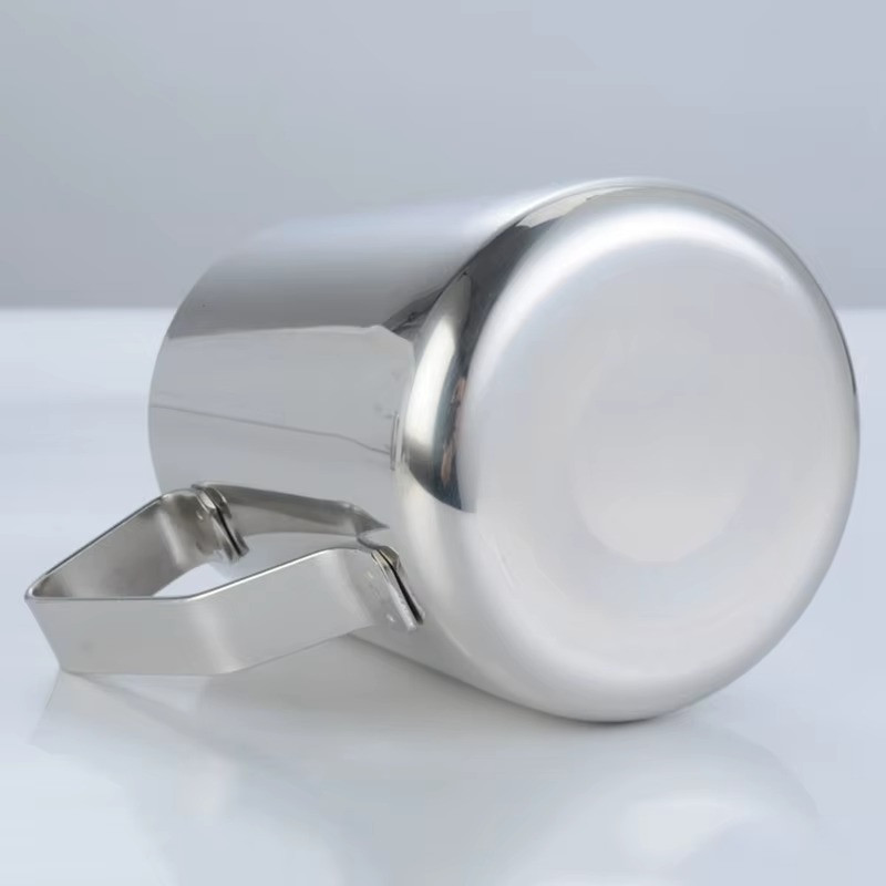 Молочник для спінювання молока пітчер з нержавіючої сталі, 600 мл, піноутворювач для еспресо-капучино, латте Кам'янець-Подільський - фото 5