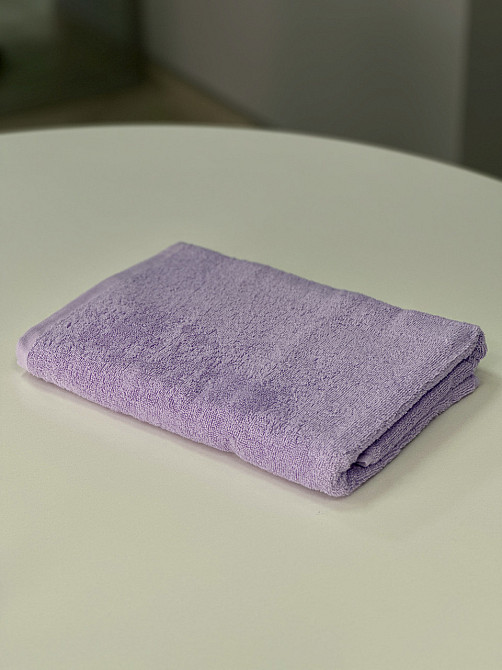 Полотенце махровое банное Ideal Textile 70х140 см однотонное в цветах 400 г/м2 (56860345) Ліловый1 ш Черновцы - изображение 7