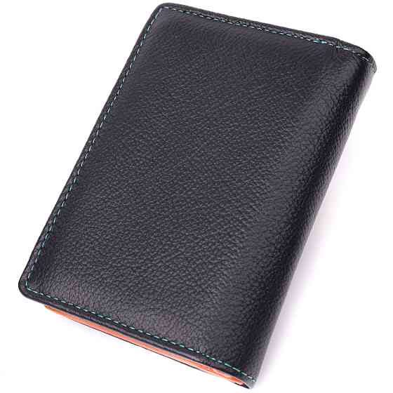 Стильный кошелек для женщин из натуральной кожи ST Leather 22501 Черный Киев