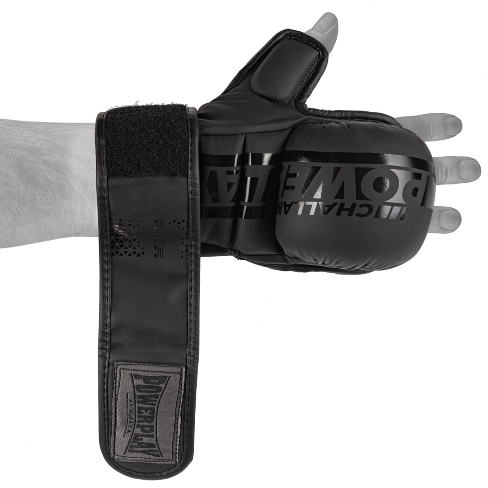 Перчатки для MMA PowerPlay PP_3033 Ultra Matt Черные S Киев - изображение 6