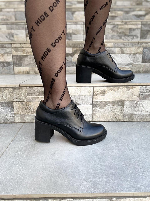 MILLI GOLD Туфлі жіночі MILLI GOLD 369-6826 чорні (весна-осінь, шкіра натуральна) (3402) Коломыя - изображение 8