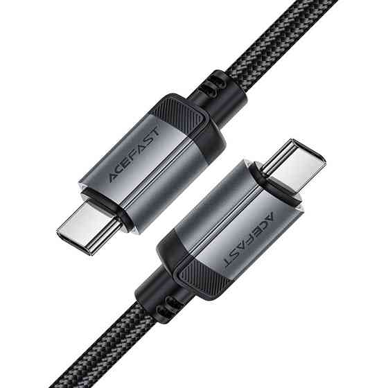 Кабель USB 2.0 Type-C M-M, 1.2м 60W aluminum alloy Black, C20-03 Acefast Вінниця