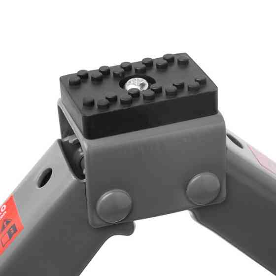 Домкрат INTERTOOL GT0180, механічний ромбоподібний 1т., гумовий упор., 92-340 мм, міцний металевий домкрат Львів