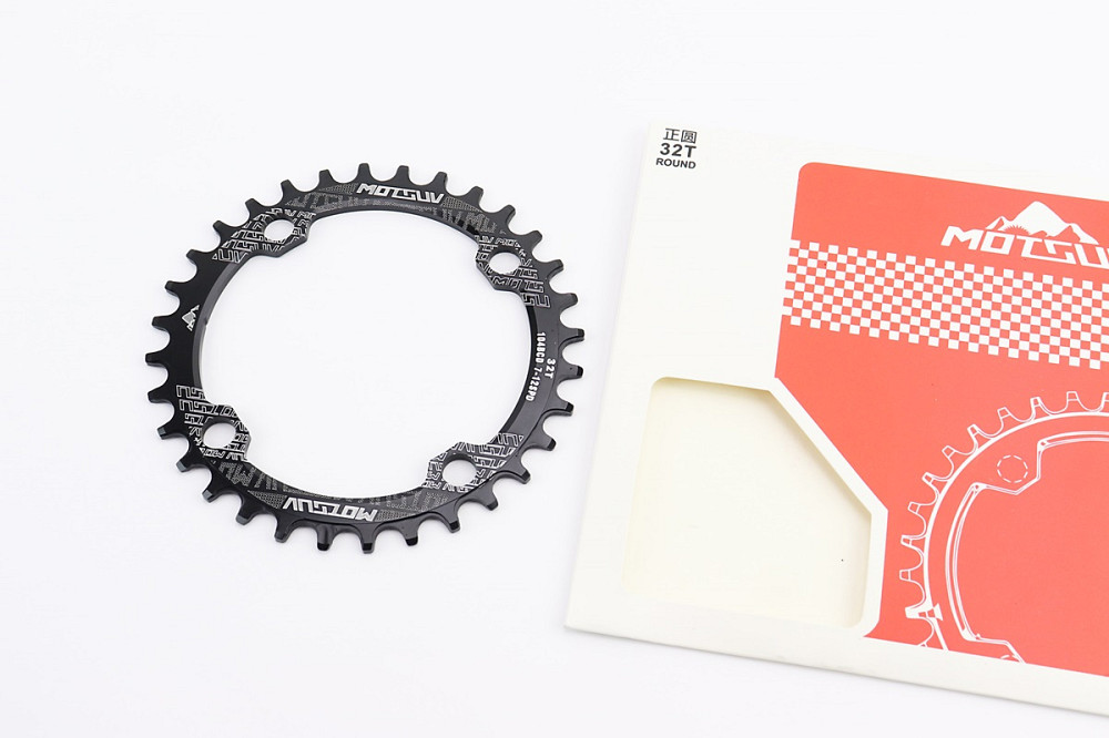 Зірка передня MTB Narrow Wide 32Т (BCD:104мм), алюмінієва, чорна Київ - фото 1