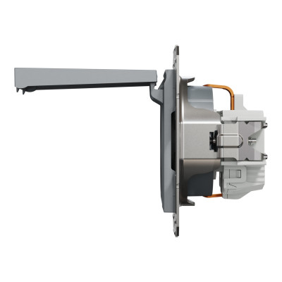 Розетка Schneider Electric ASFORA з кришкою, сталь (EPH3100162) Вінниця - фото 4