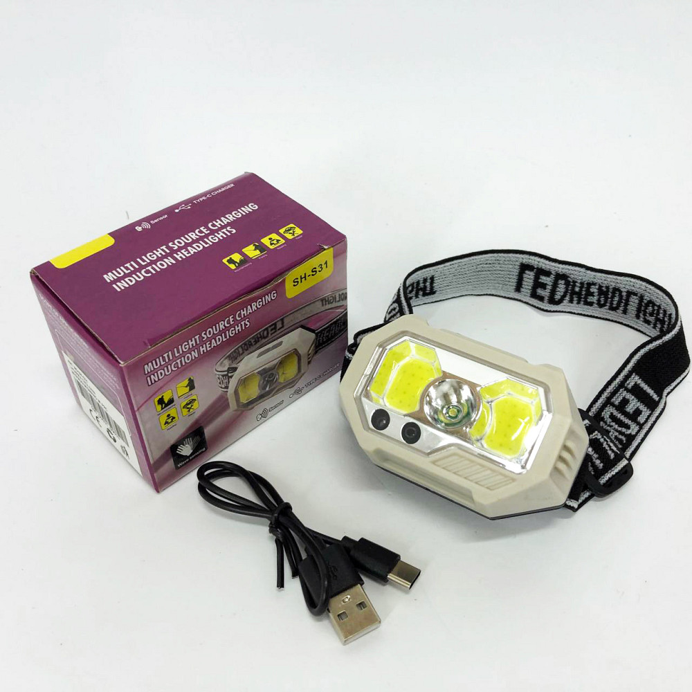 Налобный фонарь для электрика, Фонарь налобный для строителя Мощный LED VW-34 Львов - изображение 6