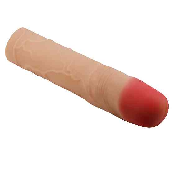Насадка на пеніс PRETTY LOVE Kylian Flesh, Extend your penis lenghth 3'' (76mm) Sex Aura Київ