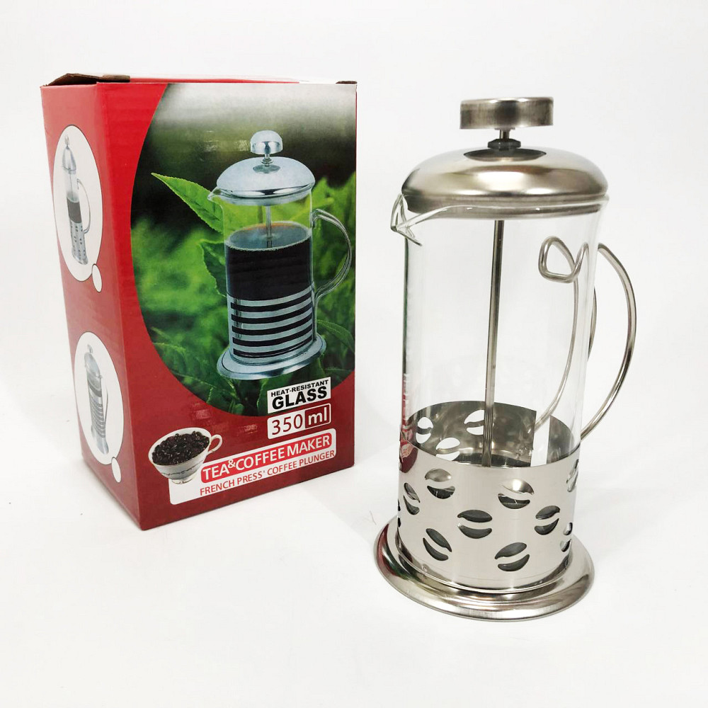 Чайник заварювальний френч прес Unique, Багаторазовий френч-прес, Френч-прес для ароматного чаю FB-49 Івано-Франківськ - фото 7