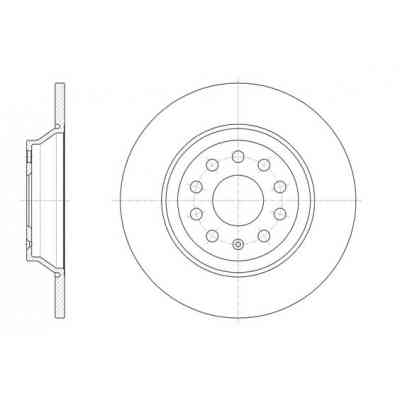 Тормозной диск REMSA 61587.00 Винница