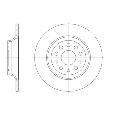 Гальмівний диск REMSA 61587.00 Вінниця - фото 1