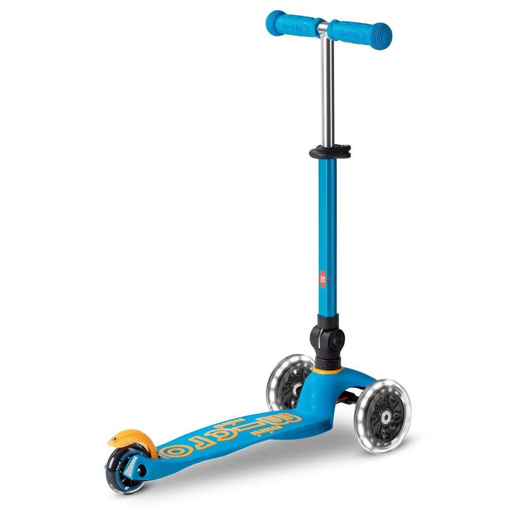 Самокат MICRO складний серії Mini Deluxe Foldable LED – Блакитний океан Дніпро - фото 4