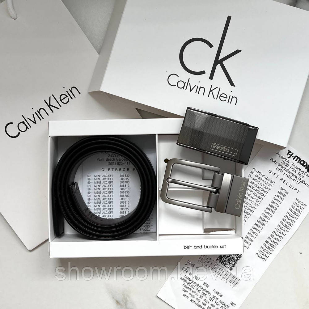 Чоловічий подарунковий набір (ремінь із двома пряжками) (415) Київ - фото 6