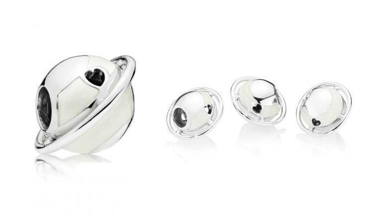 Срібна намистина Пандора  «Планета кохання» 797748EN23 MasterSem Київ - фото 2