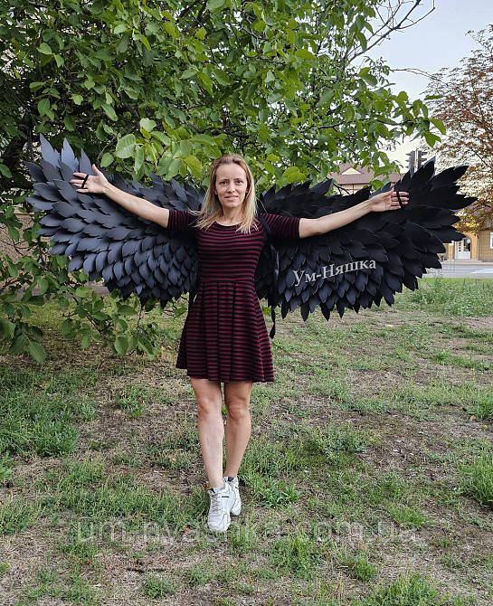 Чорні гнучкі великі крила дорослі Кривий Ріг - фото 1