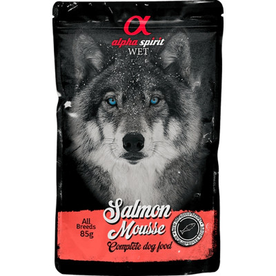 Влажный корм для собак Alpha Spirit старше 1 года с лососем 85 г (8436586311612) Винница - изображение 1