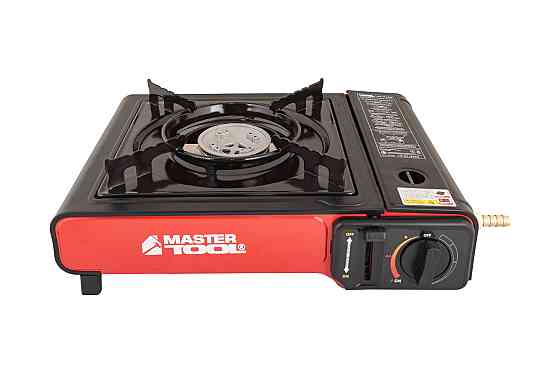 MASTERTOOL Плита портативна газова MASTERTOOL з п'єзопідпалом у пластиковому кейсі 2.4 кВт 145 Коломия