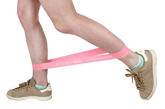 Еспандер петля гумка занять фітнесом пілатесом кросфітом реабілітації силових тренувань PS 4061 Pink 12 кг Київ