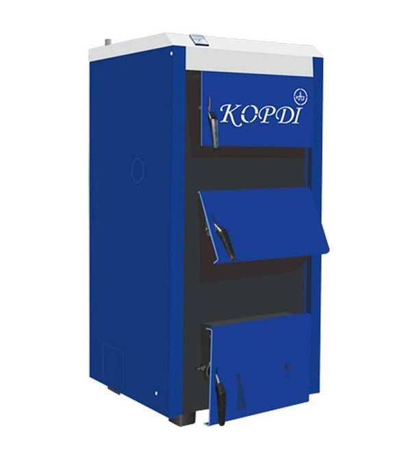 Котел твердопаливний Корді АОТВ 14 СТ сталь 6 мм котел на дровах 14 кВт до 120 м2 для дому та дачі з заднім димоходом Тернопіль - фото 2