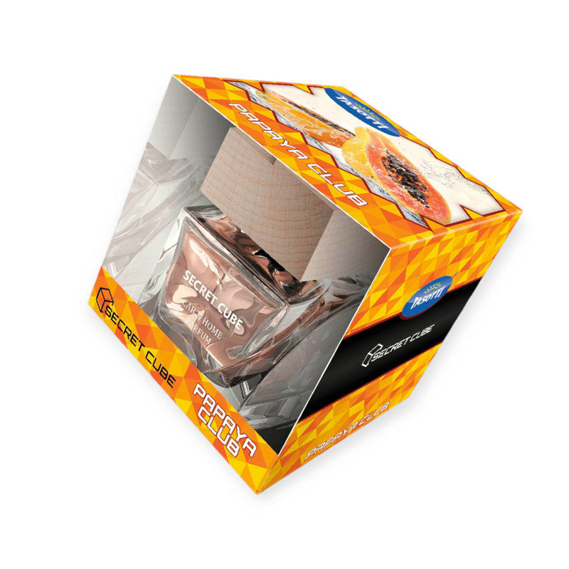 Ароматизатор на панель tasotti secret cube 50мл "papaya club" Мукачево - фото 1