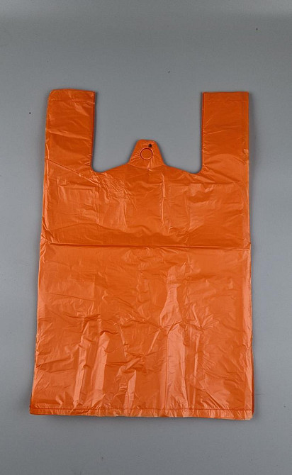 Майка п\э №27*47 Оранжевая 12 мкр (200шт) (1 пачка) Харьков - изображение 1