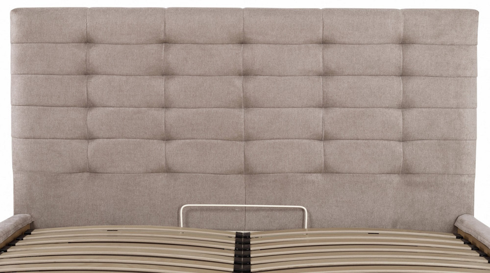 Кровать Erika Comfort 140 х 190 см Мисти Mocco С подъемным механизмом и нишей для белья Мокко Днепр - изображение 14