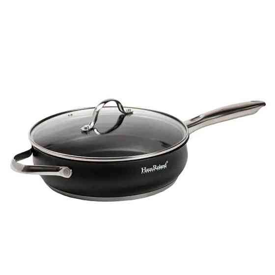 Набор посуды для приготовления из нержавеющей стали 12 предметов, черный HP33548 Киев