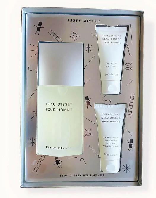 Набор Issey Miyake L'Eau d'Issey Pour Homme (edt/75ml + s/gel 50ml + ash/balm 50ml) Слов'янськ - фото 3