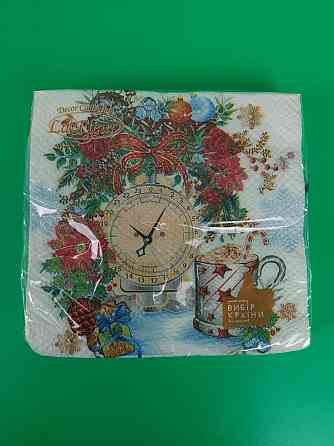 Новогодняя салфетка (ЗЗхЗЗ, 16шт)  La Fleur 