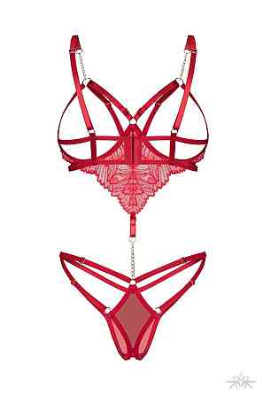 Боді Obsessive Matildea crotchless teddy L/XL Sex Aura Київ