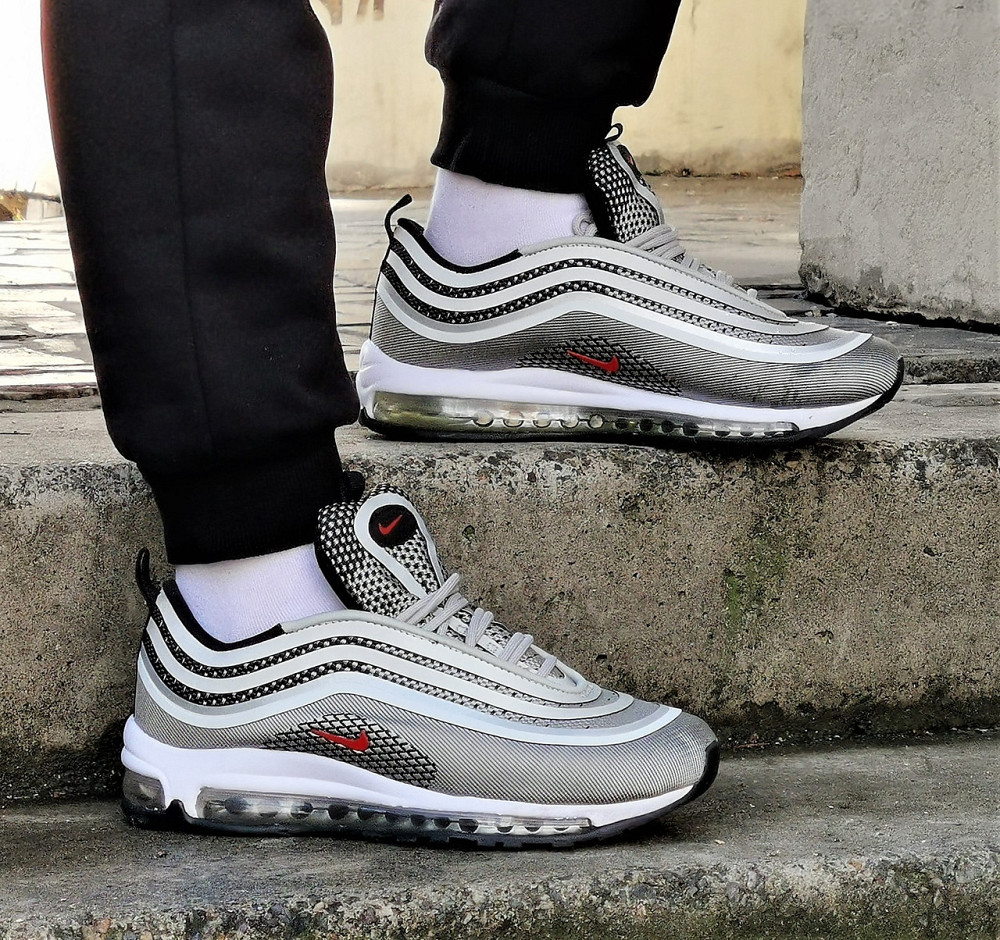 Мужские Кроссовки Nike 97 Серые Найк с Рефлективом (размеры: 43,44) Видео Обзор Днепр - изображение 10