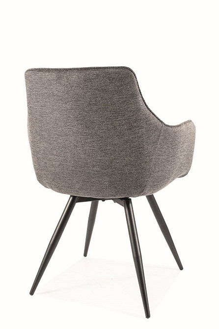 Стілець BALLO BREGO чорний каркас/темно-сірий 18 Київ - фото 2