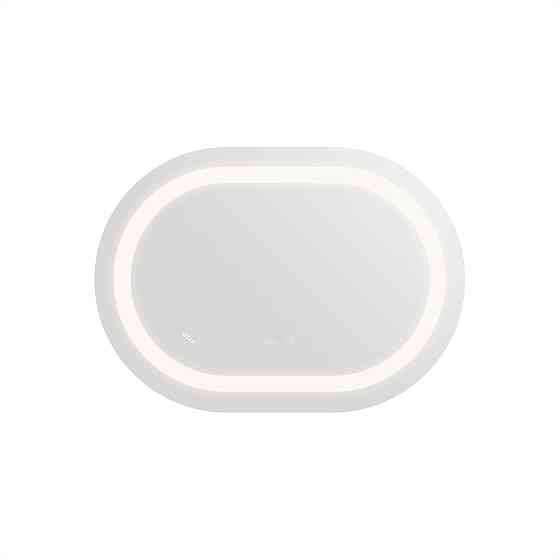Дзеркало Qtap Gemini 500х700 з LED-підсвіткою Touch, з антизапотіванням, з димером, рев. темп. кольору (3000-6500K) Reverse Київ