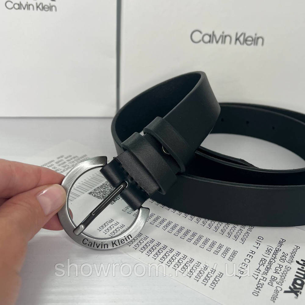 Женский брендовый кожаный ремень (495) черный Киев - изображение 3