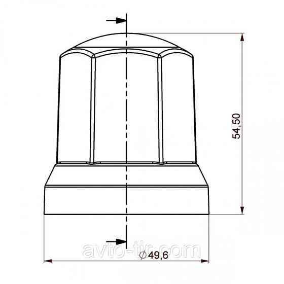 Ковпачок пластиковий на гайку 33 мм зелений високий Луцьк