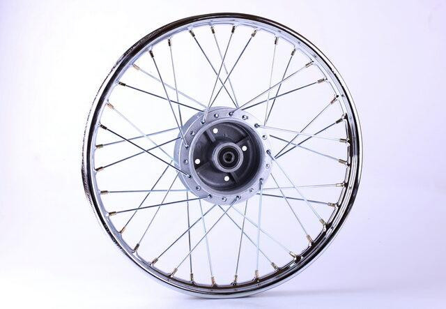 Диск задний cпицованный, барабанный тормоз 17*1,4 2,65kg мопед Дельта Мукачево - изображение 2