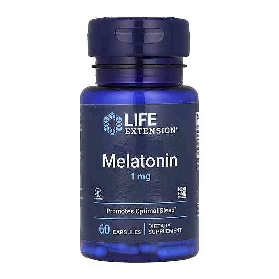 Мелатонін Life Extension Melatonin 1 мг, 60 капсул Київ