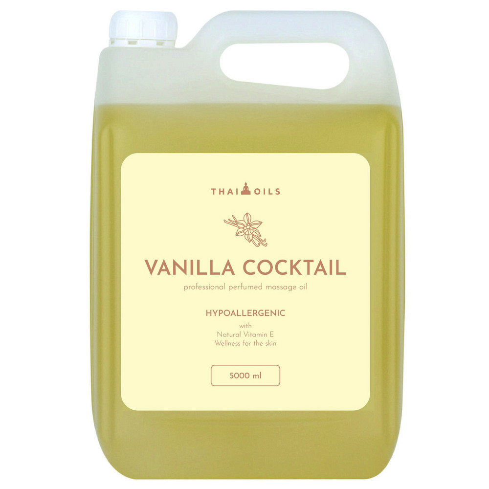 Професійна масажна олія «Vanilla cocktail» 1000 ml ванільна для масажу Київ - фото 3