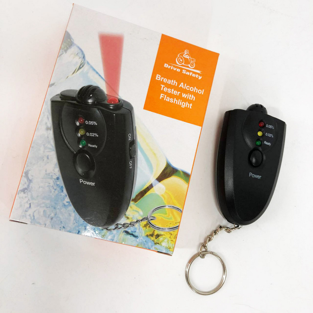 Алкогольний тестер з цифровим дисплеєм 2, Алкотестер з підсвічуванням, Компактний цифровий алкотестер ZB-36 Львів - фото 1